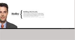 Desktop Screenshot of hedleyconsulting.com